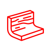 icône rouge style rétro pour dépannage informatique ac-plomberie en haute-garonne